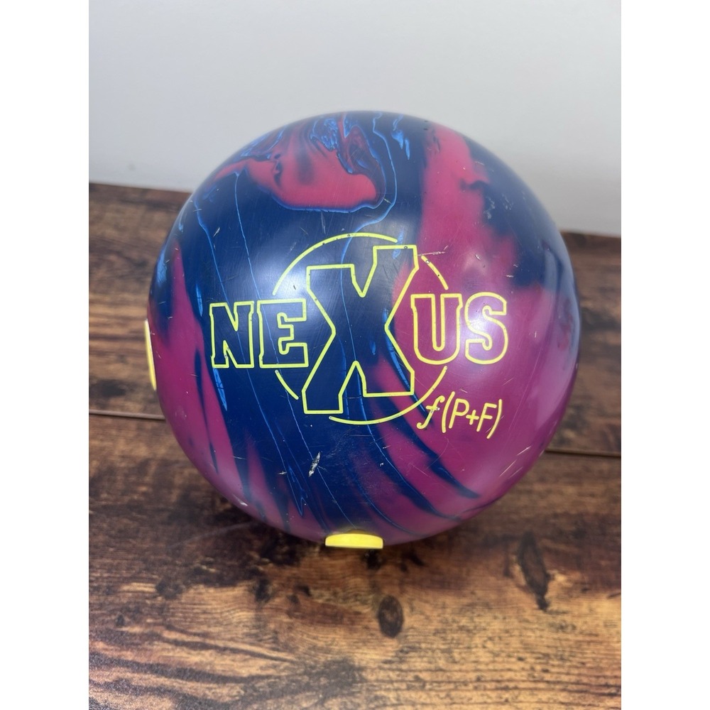 Brunswick Nexus f(P+f) Blue And Purple Bowling Ball 14 lbs